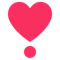 Heart Exclamation emoji on Microsoft